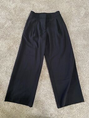Garage Pleated Wide Leg Pants